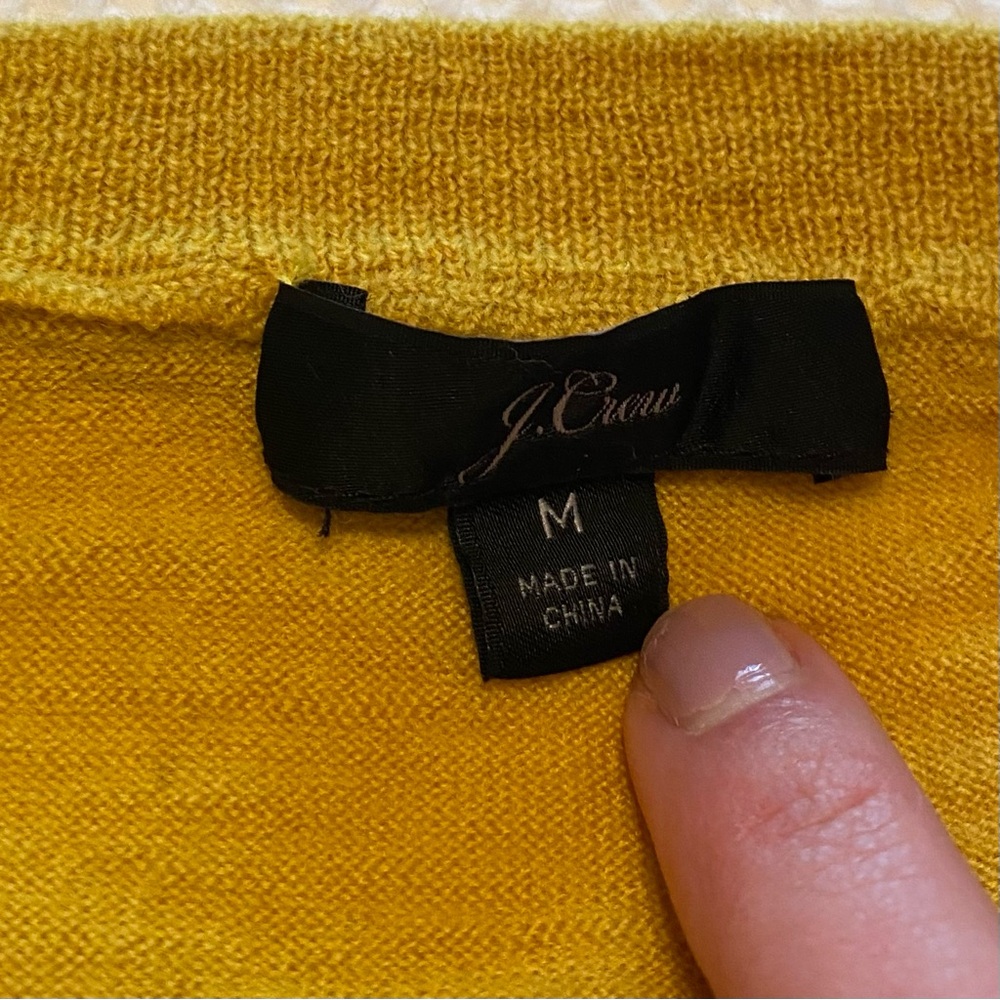 J. Crew | Golden 3/4 sleeve sweater - Picture 2 of 4
